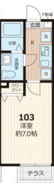 パステール・グラン桜木の間取り画像