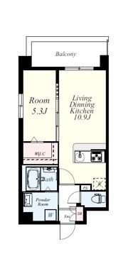 フランディオール桜並木の間取り画像