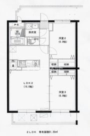 中央ブレイン Bの間取り画像