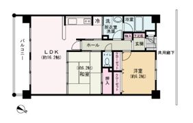 インペリアル大賀Ⅱの間取り画像