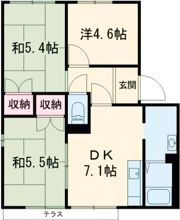 グランソレイユAの間取り画像