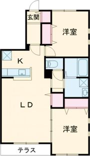 仮称)Novガーデンハウス谷田部 G棟の間取り画像