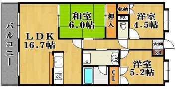 トーレ グランデの間取り画像