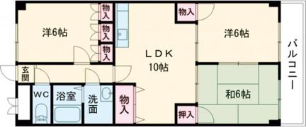 メゾン三条の間取り画像