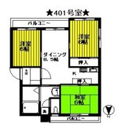 レジデンス飯倉の間取り画像