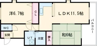 ビューハーモニーの間取り画像