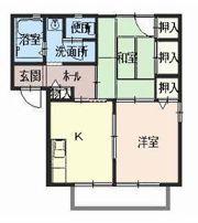 ディアス大澤の間取り画像