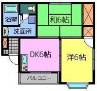 ファミーユ柴田の間取り画像