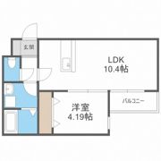 カトレア平尾の間取り画像