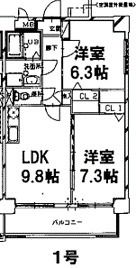 サンフルールの間取り画像