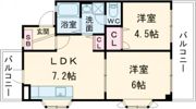 コーポラフレシアの間取り画像