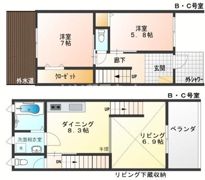 ライズエステシアの間取り画像