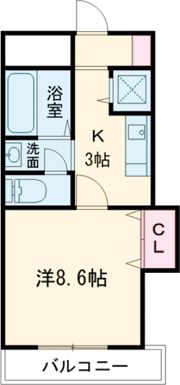 ペルソナ新下関の間取り画像