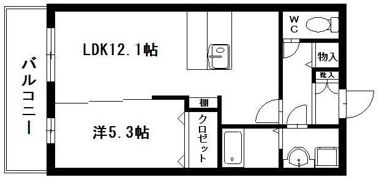 カトルパレ小石川の間取り画像