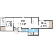 アビリタNOB博多駅東グランデの間取り画像