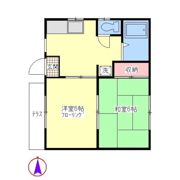 大塚ハイツA棟の間取り画像