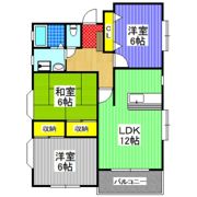 グリーンヒルズ野田の間取り画像