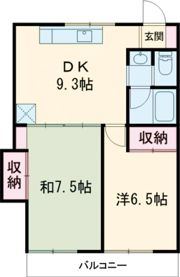 ローズガーデンAの間取り画像