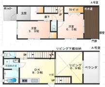 ライズエステシアの間取り画像