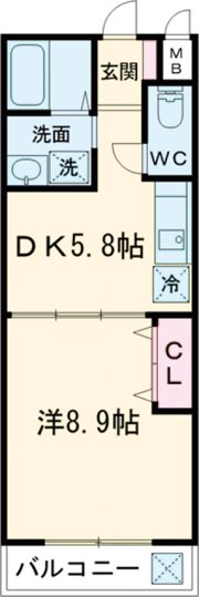 ドルチェヴィータの間取り画像