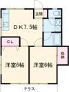 ローズガーデンCの間取り画像