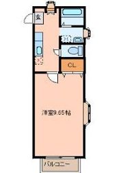 アスティオン荒井Ⅲの間取り画像
