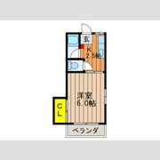 ヒラオカハイツの間取り画像
