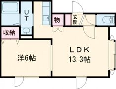 アンビシャス花園Cの間取り画像