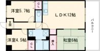 ハピネス北条の間取り画像