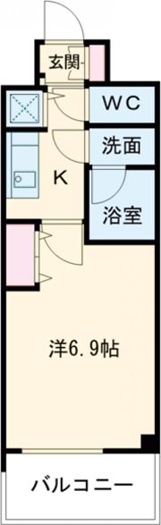 ソルテラスOSAKA EAST GATEの間取り画像