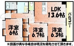 アンビエンテ宇部の間取り画像