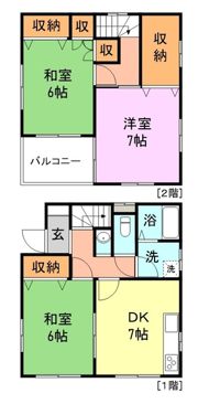 浜本住宅の間取り画像