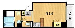 クレーデル四条の間取り画像