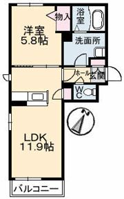 ラフェステート A棟の間取り画像