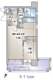 アクタス天神セントラルタワーの間取り画像