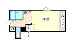 アップルコート紫原Ⅱの間取り画像