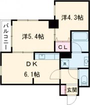 グランドゥール水前寺の間取り画像