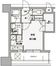 アクタス天神北の間取り画像