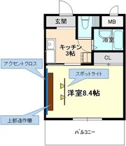 ライフ21の間取り画像