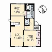 アメニックス福山 五番館の間取り画像