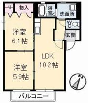 シャーメゾン K 参番館の間取り画像