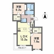BEREO吉野本町 BELS認証の間取り画像