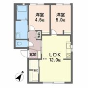 ハウストランキル A棟の間取り画像