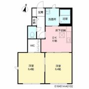 サンフラッツ柿園 A棟の間取り画像