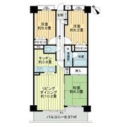 ライオンズガーデンテラス北越谷の間取り画像