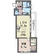 ミレアージュの間取り画像