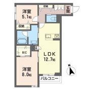 ルアナ今泉の間取り画像