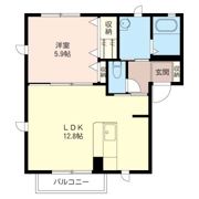 コモア浅香Aの間取り画像