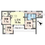 ツイン・ラポルテの間取り画像