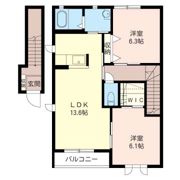 シャーメゾンの間取り画像